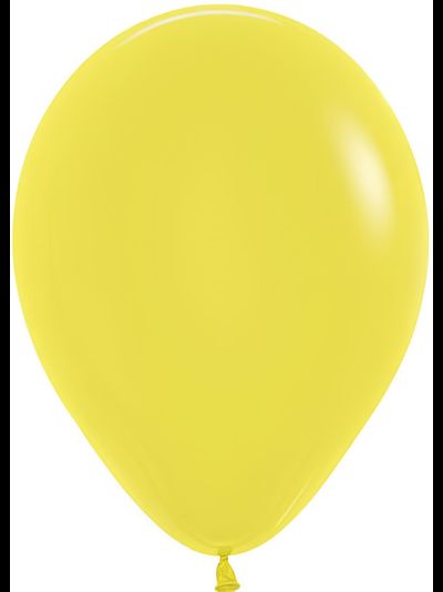 Воздушный шар жёлтый пастель