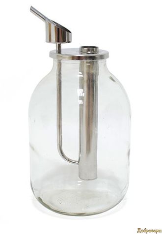 Попугай на банку с крышкой (нержавейка)