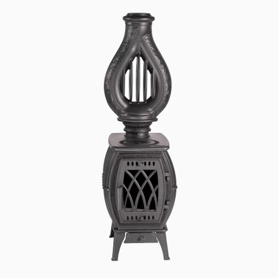 Дымоход Конвектор Лира D115/130 черный