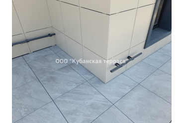 Терраса керамогранит на опорах в с.Песчанокопское