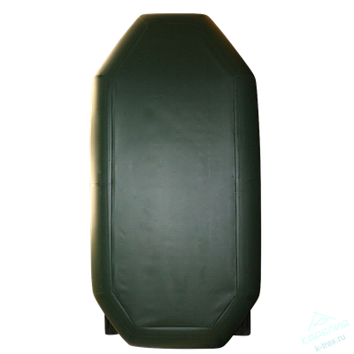 Лодка ПВХ Polar Bird Чирок Гребная PB-280Т Teal со стеклокомпозитной сланью и банкой Серая