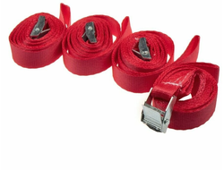 Стяжка груза 2.5 м x25 мм ПОЛИЭФИР, 250 кг, пряжка с фиксатором, 4шт в блистере ARNEZI A0901030