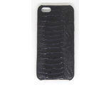 Защитная крышка iPhone 5/5S под кожу крокодила черная