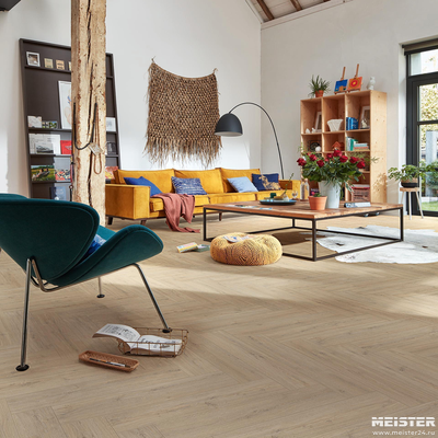 Ламинат Meister LS350 Дуб Сэнд Клиф 7122 32 класс толщина 10 мм с фаской 1.552 м2