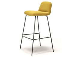 Барный стул Рокс, Размер: 535х530х1020 сидение 810 мм, обивка на выбор, основание металл