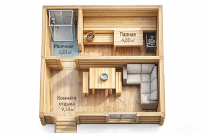 "Релакс" 17м2 4х5