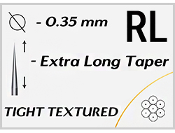V-Select - Round Liner Extra Long Taper Tight Textured / 0.35