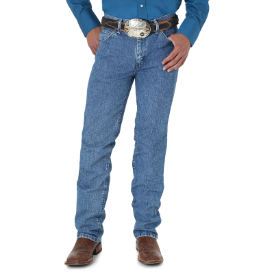Джинсы 36MWZ Wrangler® Premium Performance™ Cowboy Cut® узкий крой [стираные]