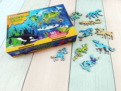 Фигурный пазл "Планета Земля"