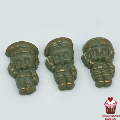 Форма пластик Малыши МИНИ #1 / десантник, летчик, моряк