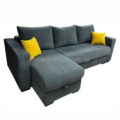 ХШ021 Диван Гранд-2с оттоманкой (тик-так). Размер: 2600х1040х1500. Спальная зона: 1500*2200