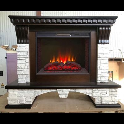 Электрокамин Турин AO M2 с очагом Sparta 25.5 LED