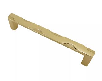 Ручка-скоба  RS-185, 128 мм, золото глянец