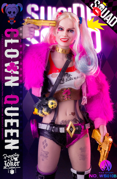 Харли Квинн (делюкс версия) - Коллекционная ФИГУРКА 1/6 Clown Queen deluxe edition (WS010-B) - War Story