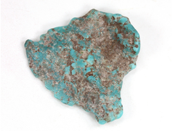 Бирюза, необработанный, дикий образец, США, Аризона (32*28*7 мм, 2,9 г) №37593