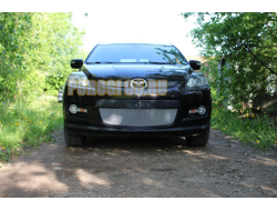 Защита радиатора Mazda CX-7 2006-2009 chrome низ