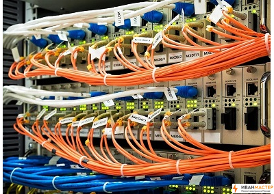 Прокладка интернет кабеля в новостройке Москва ИВАНМАСТЕР