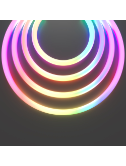 Гибкий неон Nemo D25 24В 17,2Вт/м RGBW 3000К IP65 5м, 20304
