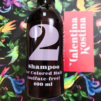 Шампунь для окрашенных волос (безсульфатный) SHAMPOO FOR COLORED HAIR 400 мл