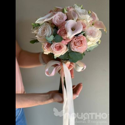Букет невесты &amp; Бутоньерка № 1320