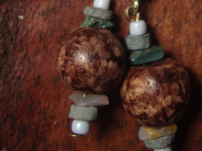 Благотворительность. Серьги "Лес и Туман"