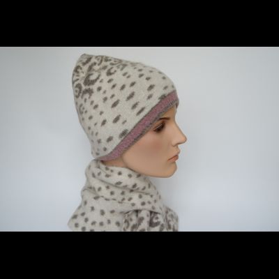 Пятнистая белая с розовым шапка Vizio Италия ZS 8077 CY