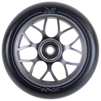 Купить колесо Tech Team Dill (Black) 110 для трюковых самокатов в Иркутске