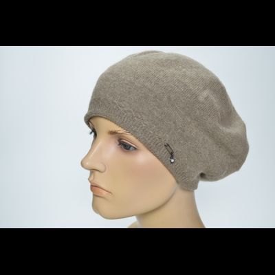 Кашемировый берет Vizio Италия 1104 B ореховый