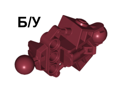 ! Б/У - Bionicle Vahki Leg Lower Section, Dark Red (47328 / 4289379 / 4543192) - Б/У