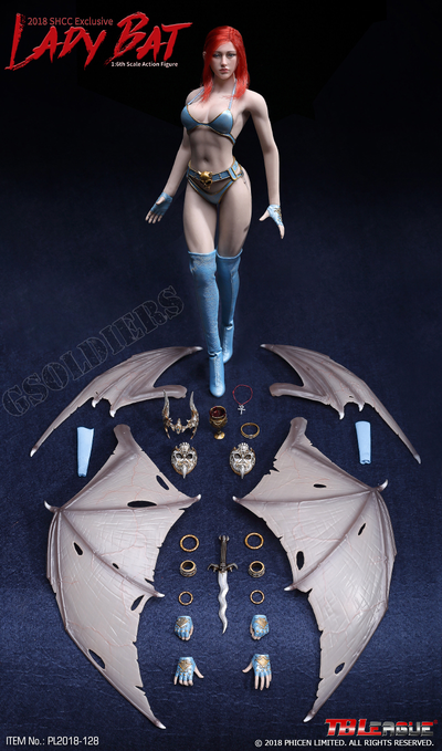 Леди Бэт ФИГУРКА 1/6 scale Lady Bat Figure Mermaid Melody Pichi Pichi Pitch (PL2018-128) - TBLeague