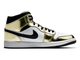 Баскетбольные кроссовки Nike Air Jordan 1 Mid SE Metallic Gold DC1419-700