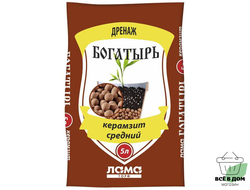 Дренаж цветочный 5л средний Богатырь