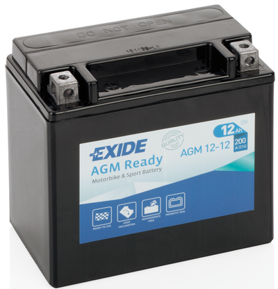АККУМУЛЯТОР EXIDE AGM12-12 L+ 12AH 200А (EN)
