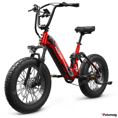 Электровелосипед PUCKIPUPPY CORGI красный