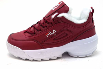 Кроссовки FILA DISRUPTOR 2 Bordo Winter | https://fila-russia.ru/