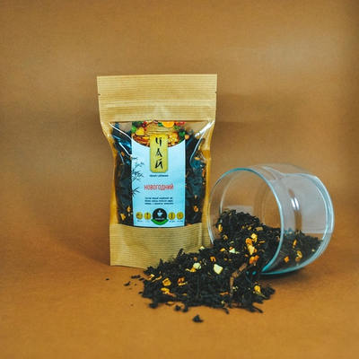Черный чай с добавками "Новогодний" 100г