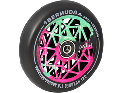 Продажа колес OATH BERMUDA (GREEN/PINK/BLACK) для трюковых самокатов в Иркутске