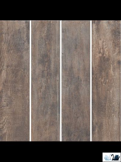 Керамогранит Керама марацци Браш Вуд коричневый темный 10 х 40 см, SG401300N, под дерево в Marysя