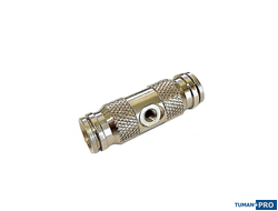 Фитинг Slip-Lock для одной форсунки проходной усиленный Ø3/8"