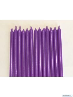 Свеча Лиловая №60 (1 час 20 минут горения).