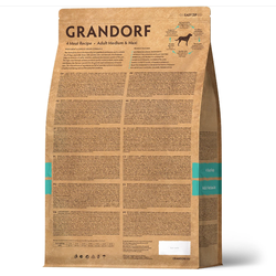 Grandorf (Грандорф): сухой корм для собак всех пород 4 вида мяса с пробиотиками, 3 кг