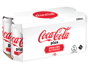 Кока-Кола Плюс, 320мл - заказать газированный напиток Coca-Cola Plus дешево