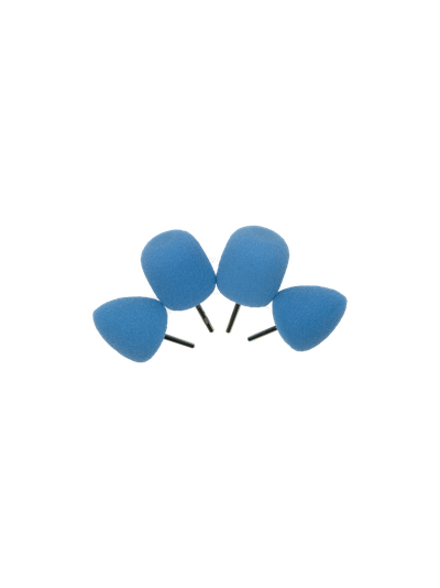 Полировальная насадка для гибкого вала (овал, конус) полутвердая - комплект 4 шт. Au-33511