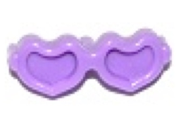 Friends Accessories Glasses, Heart Shaped with Small Pin, Medium Lavender (93080k / 6097073)