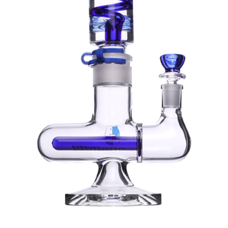 Бонг Phoenix Freezable Spiral Inline Blue