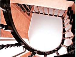 Гнутые поручни 3D (широкая дуга)