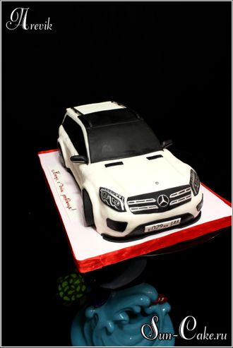 Торт "Mercedes benz GL" Вес 5 кг.