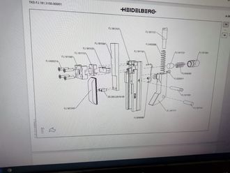 Запчасти для ВШРА Hiedelberg ST-350