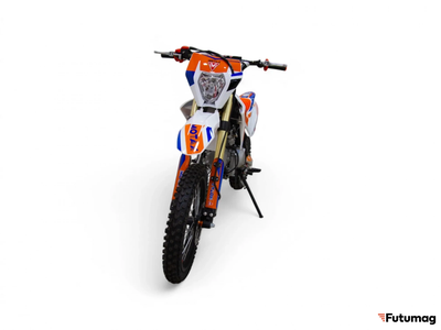 Питбайк MOTAX MX 125 Белый-оранжевый