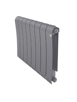 Радиатор биметаллический Royal Thermo Infinity 500/8 Silver Satin (1376 Вт., серый)